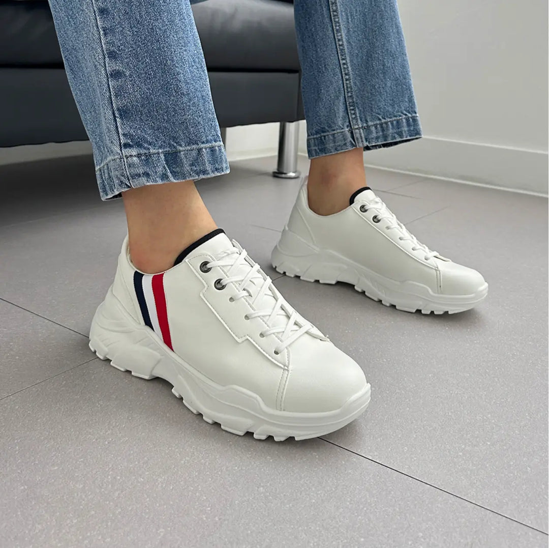 5cm UP フランスヒールアップスニーカー no13 私のストア