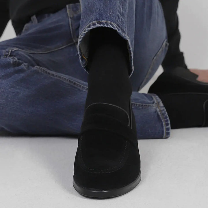 6cm UP スエードローファー no03 私のストア