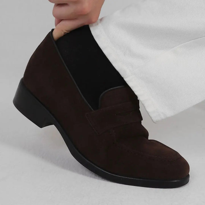 6cm UP スエードローファー no03 私のストア