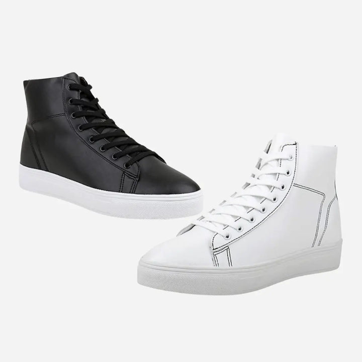 6cm UP ハイカットシークレットスニーカー no08 私のストア