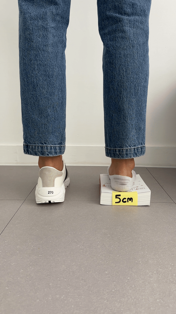 5cm UP ヒールアップスニーカー no05 私のストア