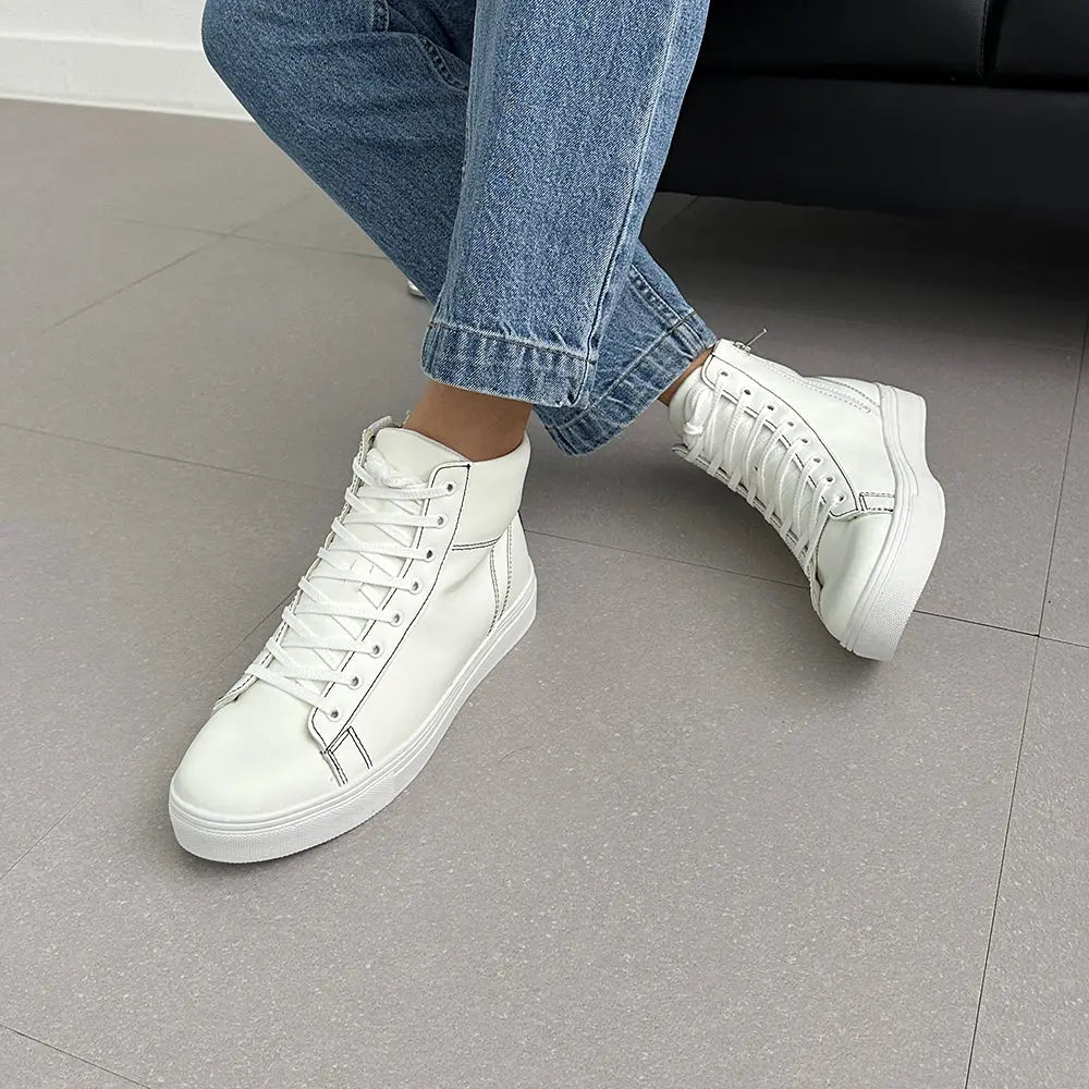 6cm UP ハイカットシークレットスニーカー no08 私のストア