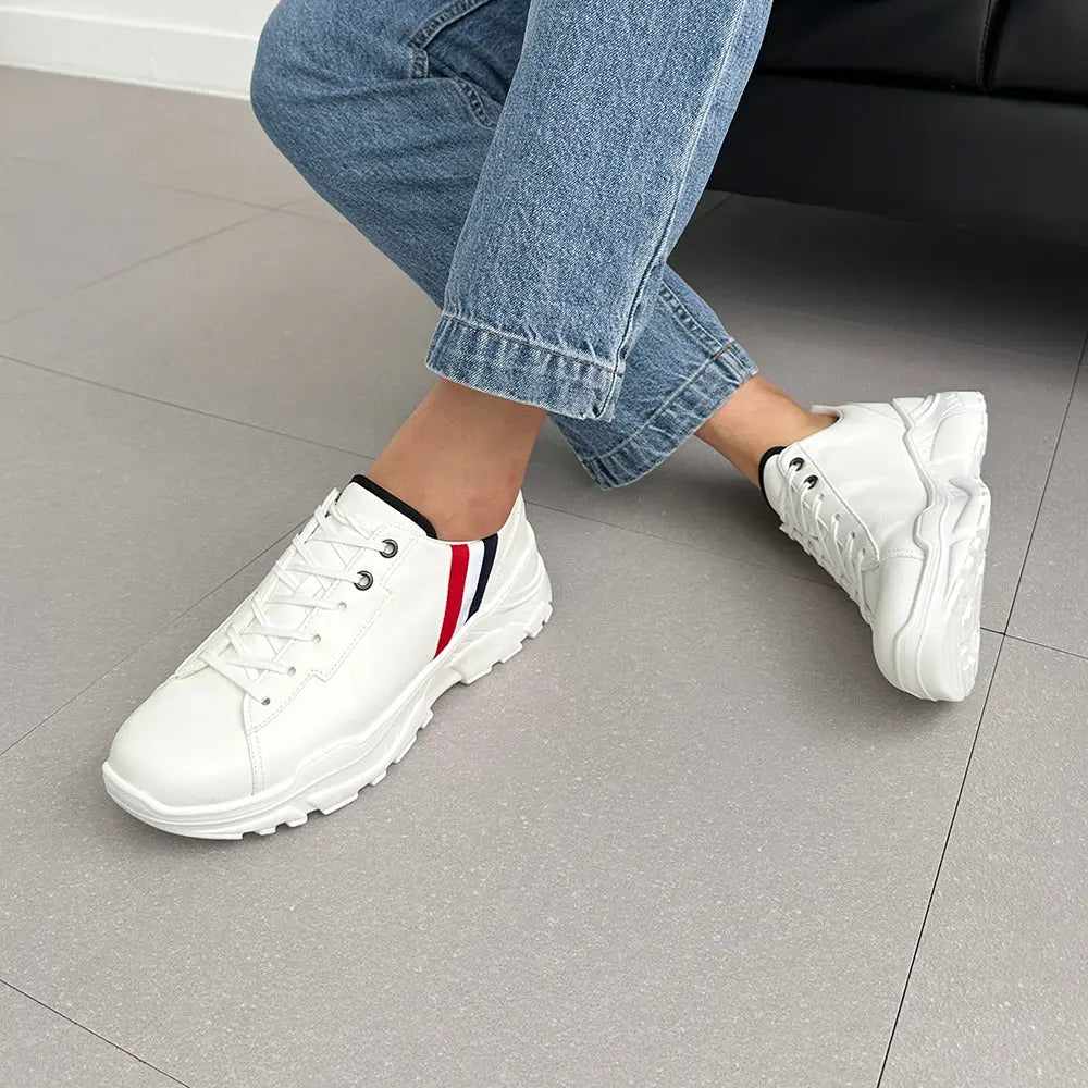 5cm UP フランスヒールアップスニーカー no13 私のストア