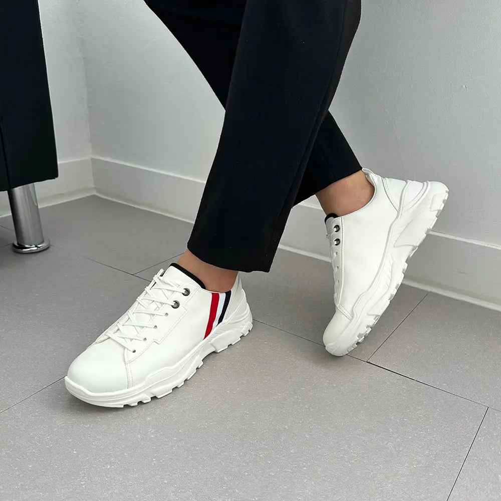 5cm UP フランスヒールアップスニーカー no13 私のストア