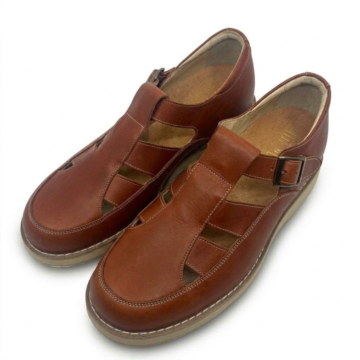 5.5cm UP 소가죽 캐주얼 샌들 no30