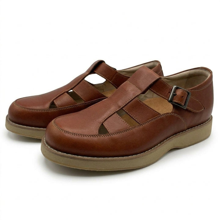 5.5cm UP 소가죽 캐주얼 샌들 no30